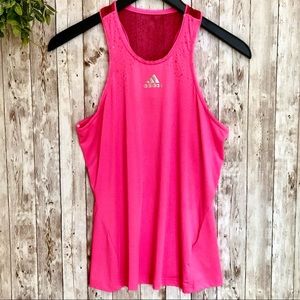 Adidas Adizero Climacool Tank Top Neon Pink S
